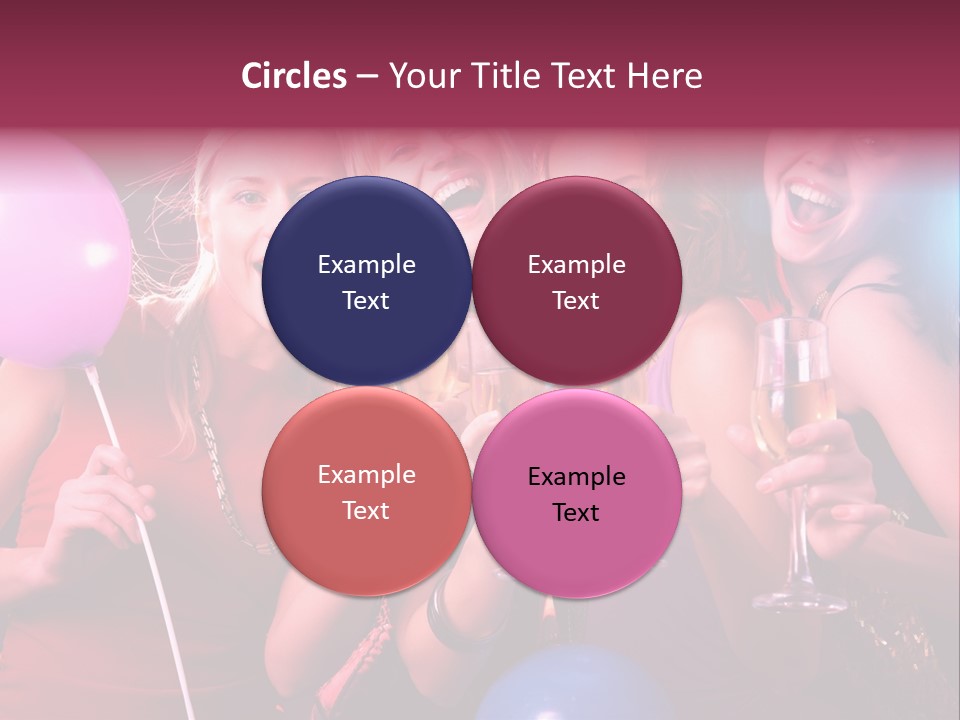 Women Fashion Togetherness PowerPoint Template