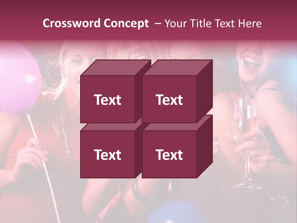 Women Fashion Togetherness PowerPoint Template