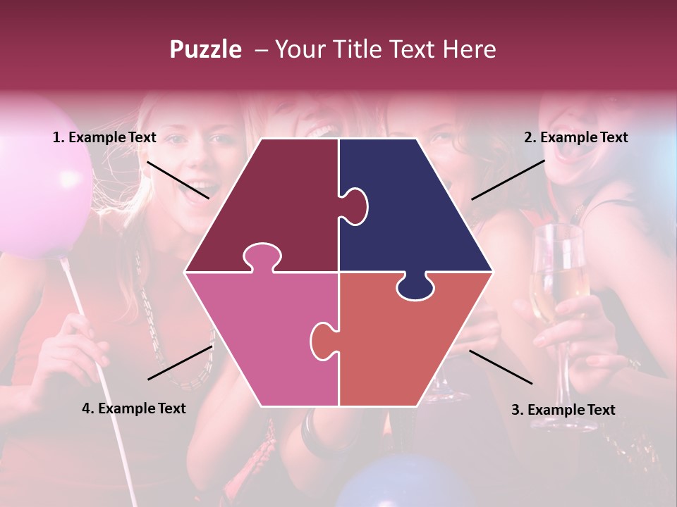 Women Fashion Togetherness PowerPoint Template