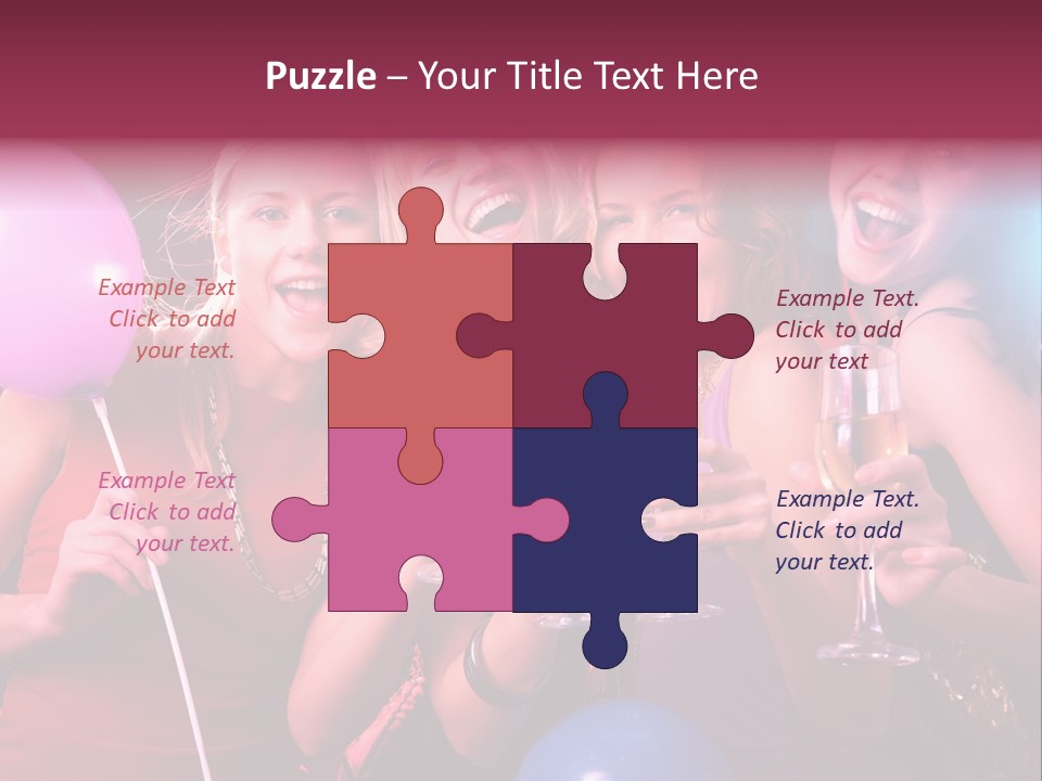 Women Fashion Togetherness PowerPoint Template