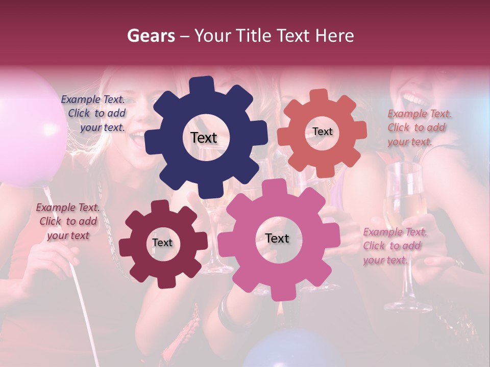 Women Fashion Togetherness PowerPoint Template