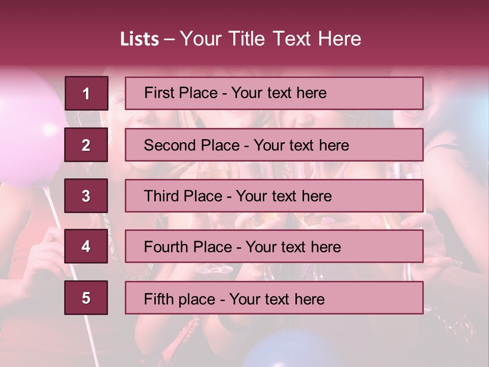 Women Fashion Togetherness PowerPoint Template