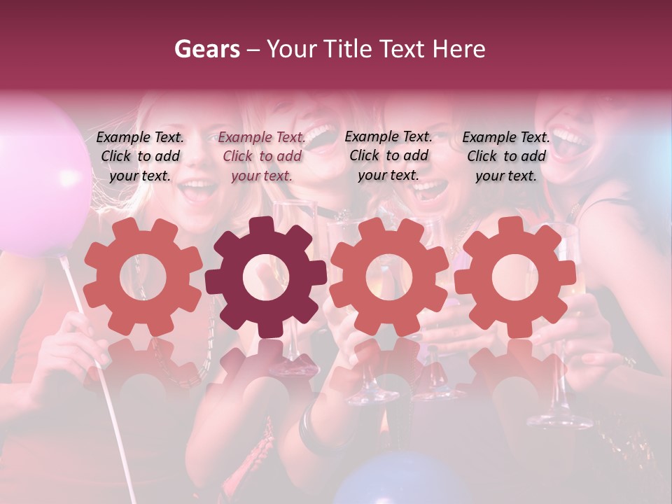 Women Fashion Togetherness PowerPoint Template