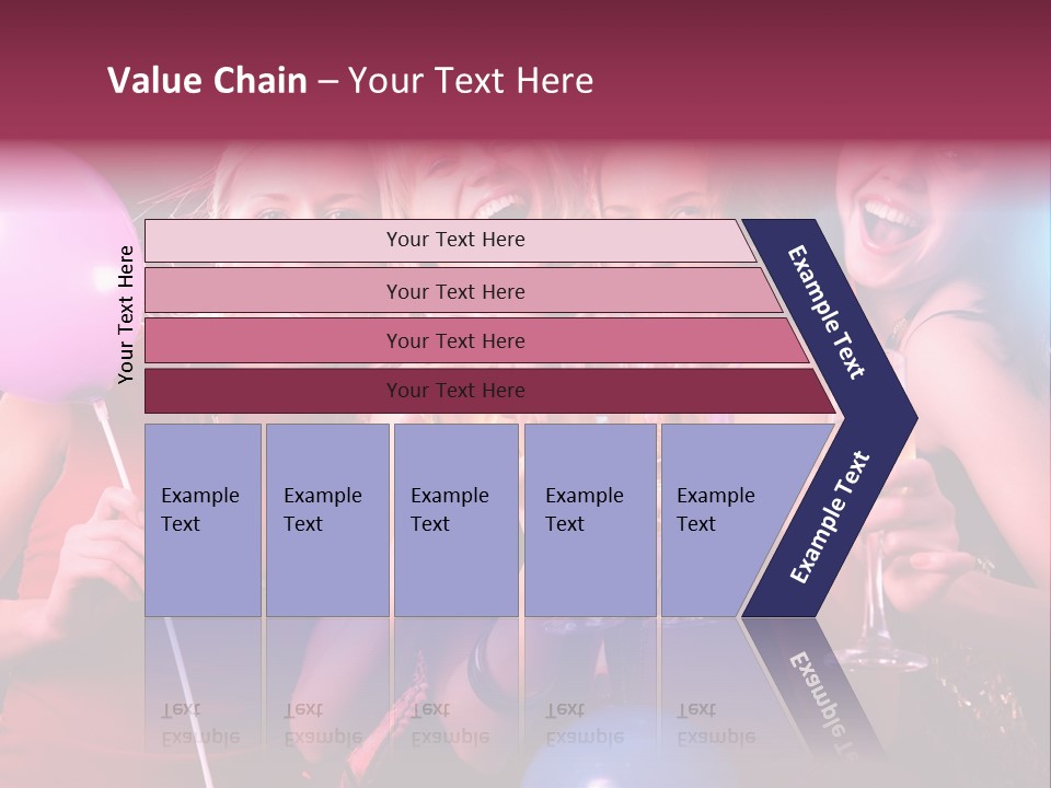 Women Fashion Togetherness PowerPoint Template