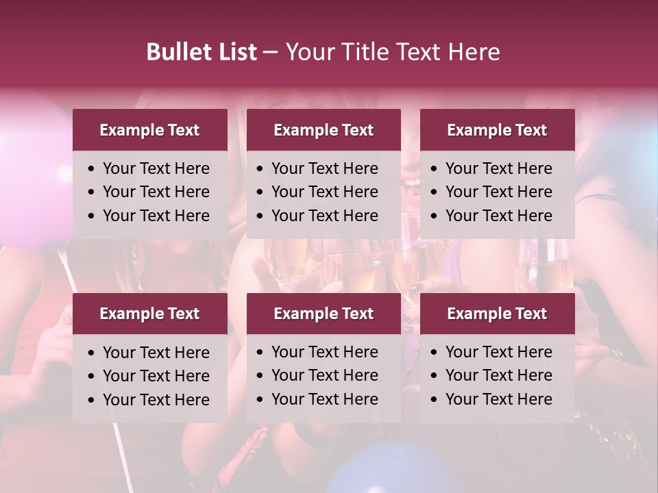 Women Fashion Togetherness PowerPoint Template