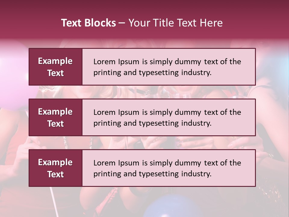 Women Fashion Togetherness PowerPoint Template