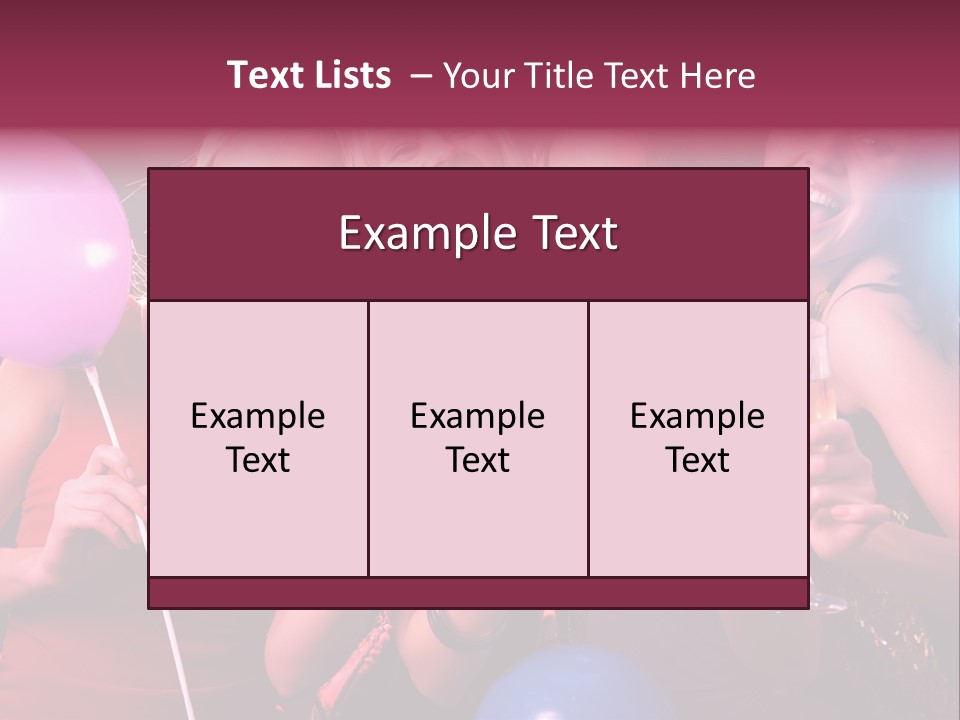 Women Fashion Togetherness PowerPoint Template