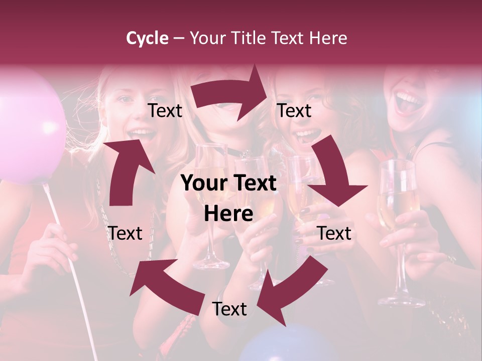 Women Fashion Togetherness PowerPoint Template