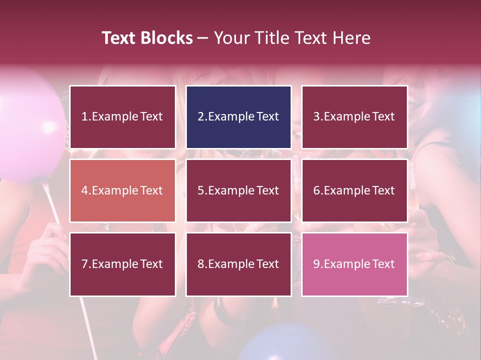 Women Fashion Togetherness PowerPoint Template