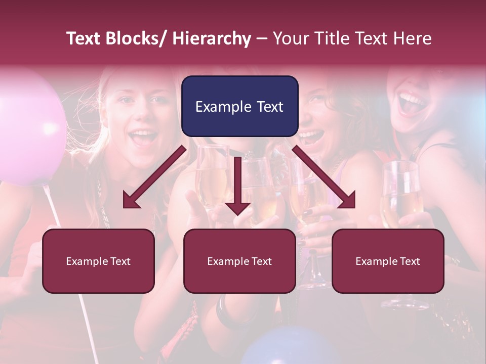 Women Fashion Togetherness PowerPoint Template