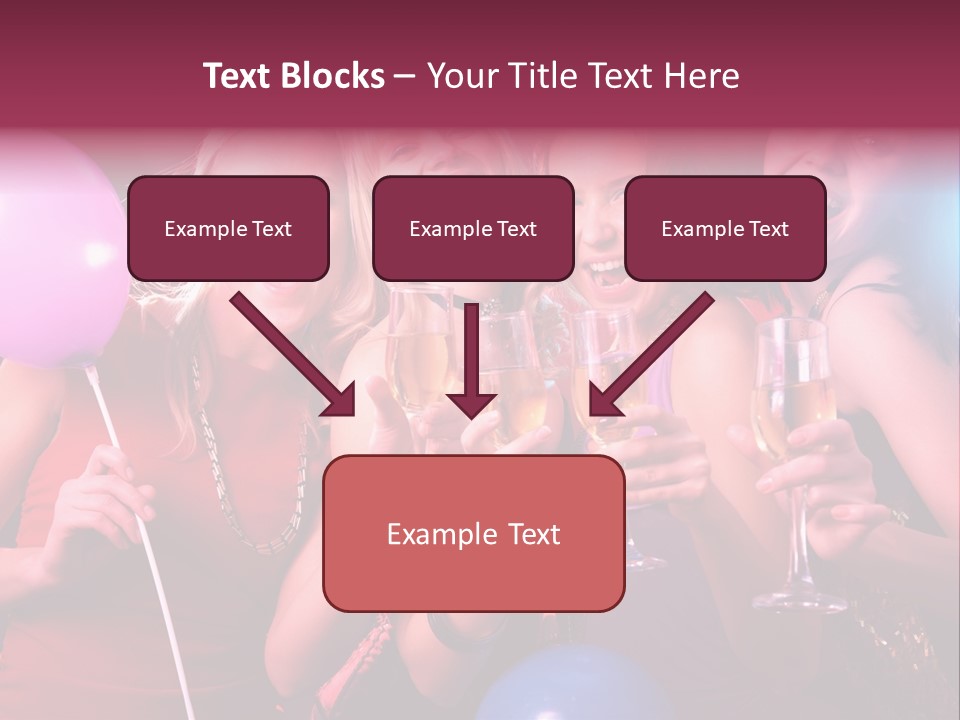 Women Fashion Togetherness PowerPoint Template