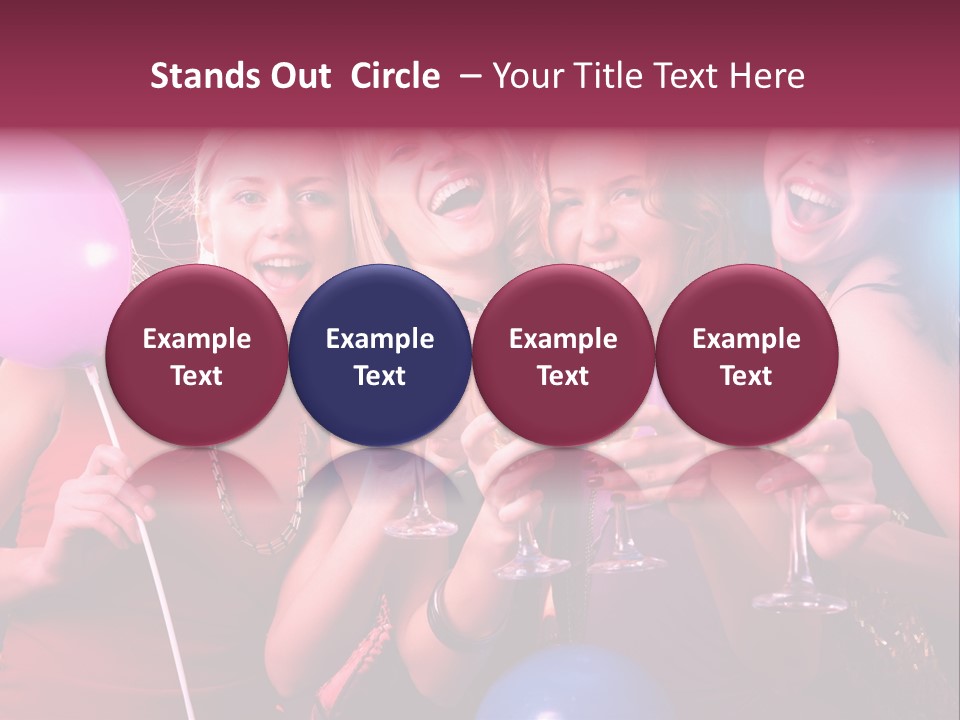 Women Fashion Togetherness PowerPoint Template