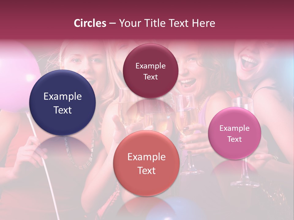 Women Fashion Togetherness PowerPoint Template