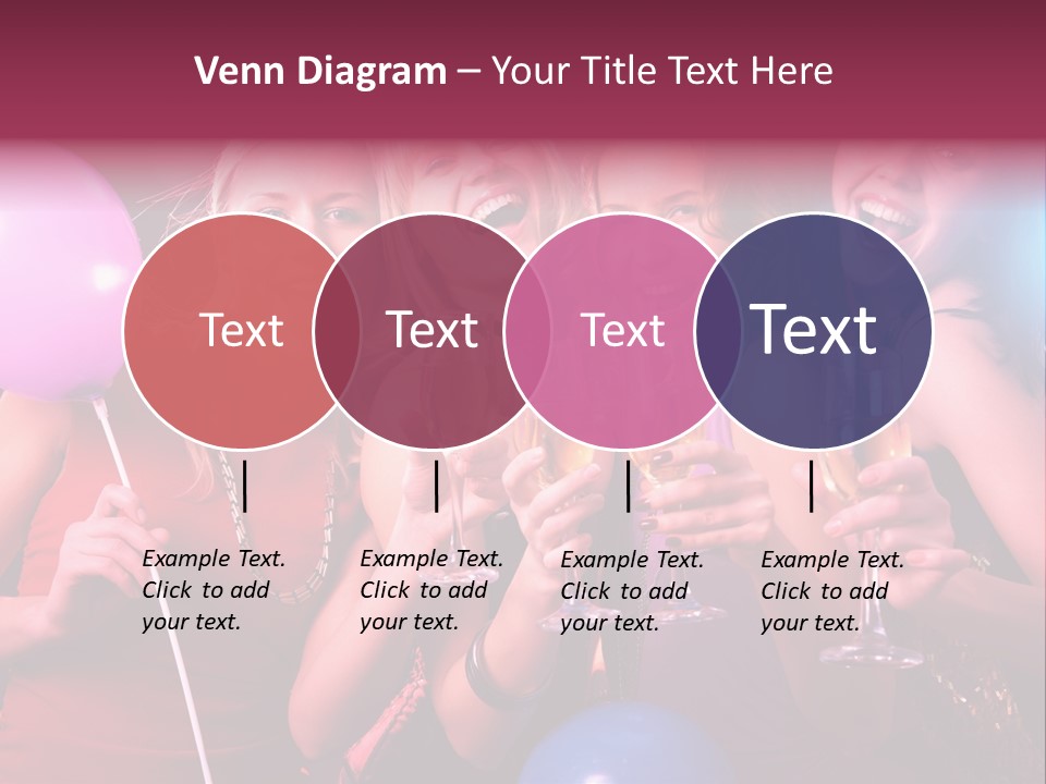 Women Fashion Togetherness PowerPoint Template