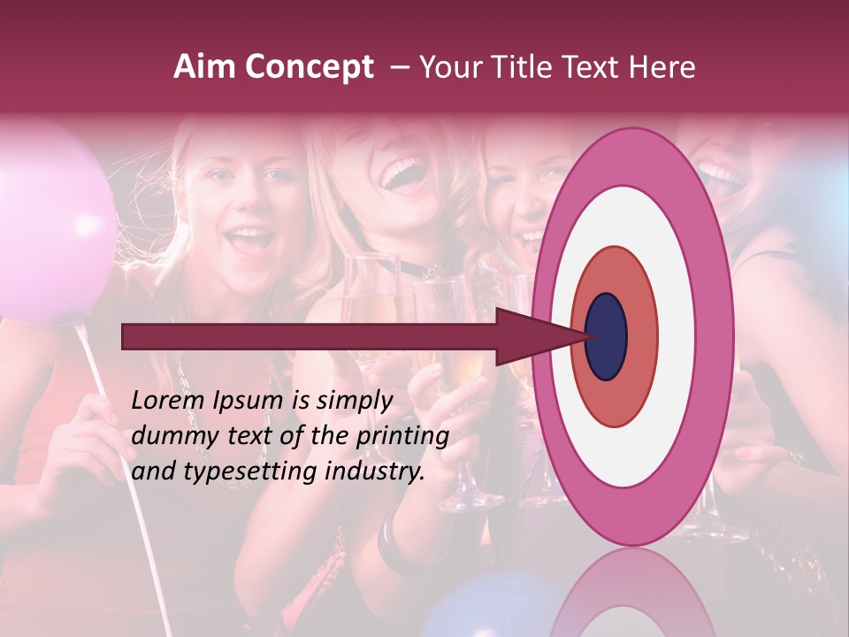 Women Fashion Togetherness PowerPoint Template