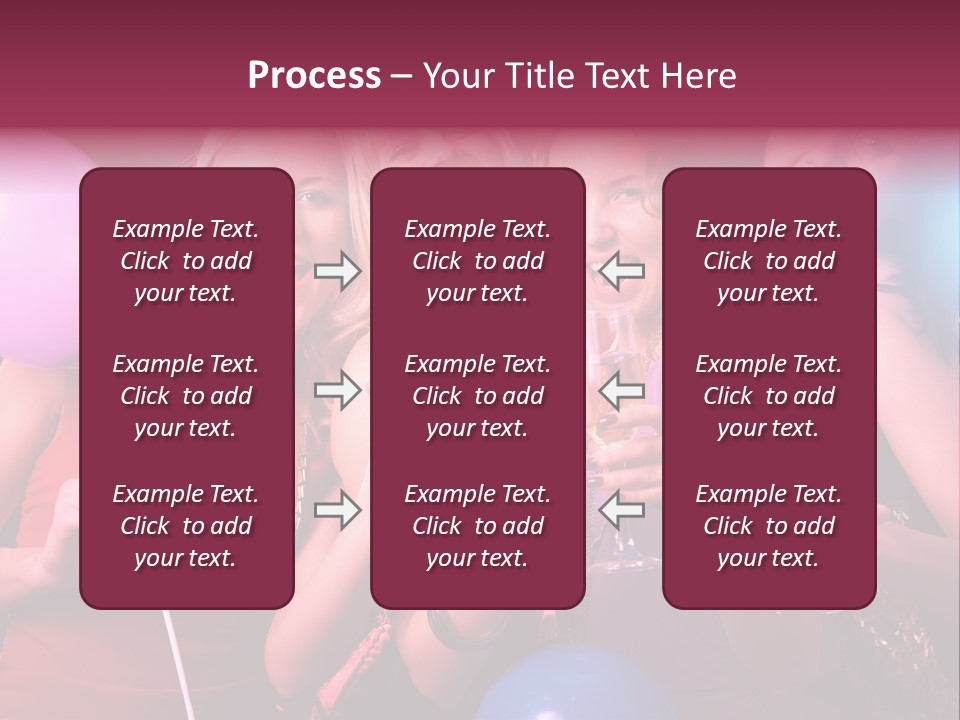 Women Fashion Togetherness PowerPoint Template