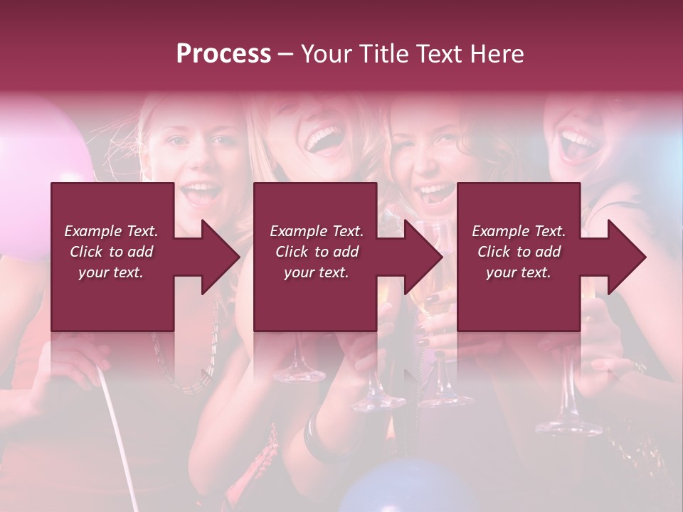 Women Fashion Togetherness PowerPoint Template