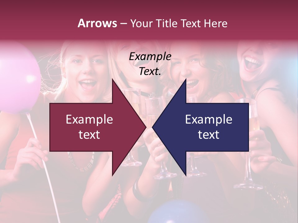 Women Fashion Togetherness PowerPoint Template