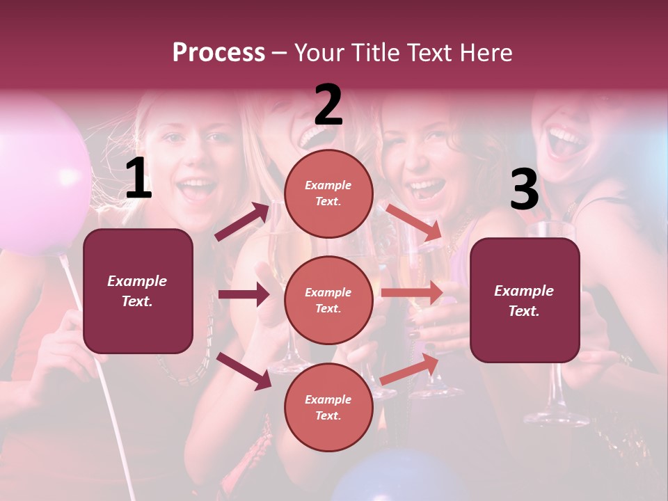 Women Fashion Togetherness PowerPoint Template