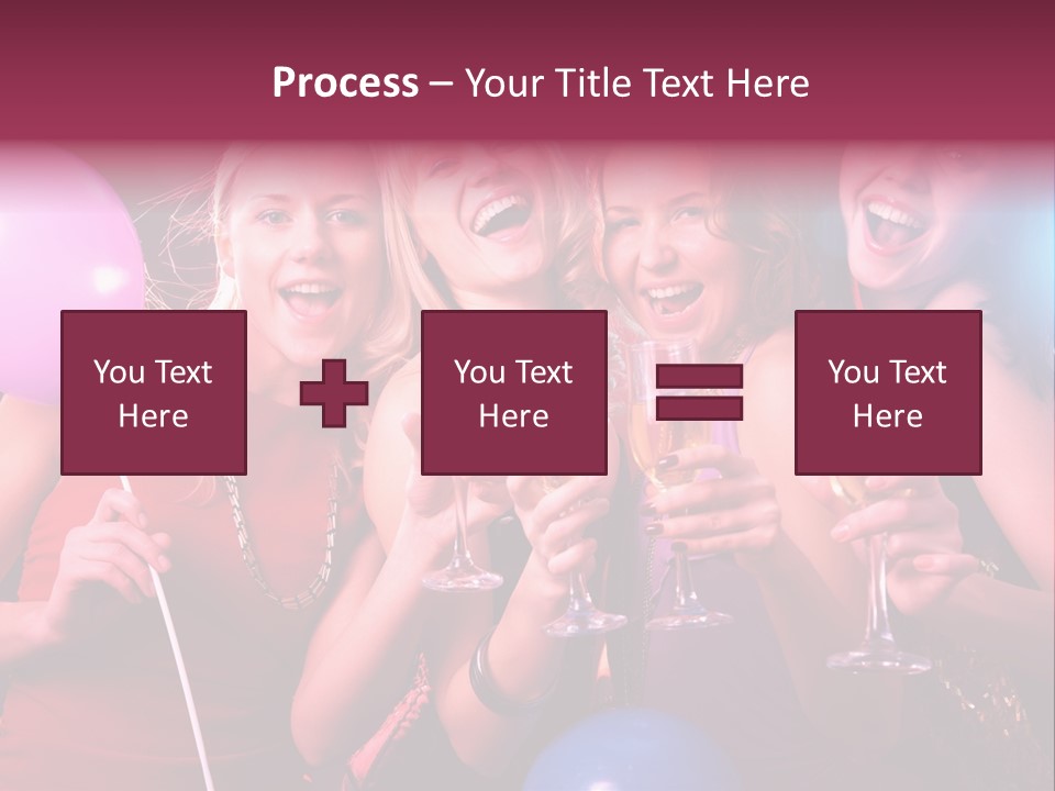 Women Fashion Togetherness PowerPoint Template