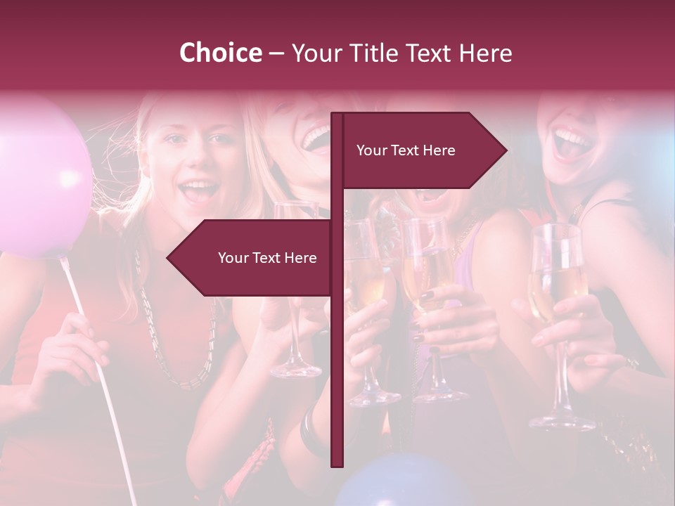 Women Fashion Togetherness PowerPoint Template