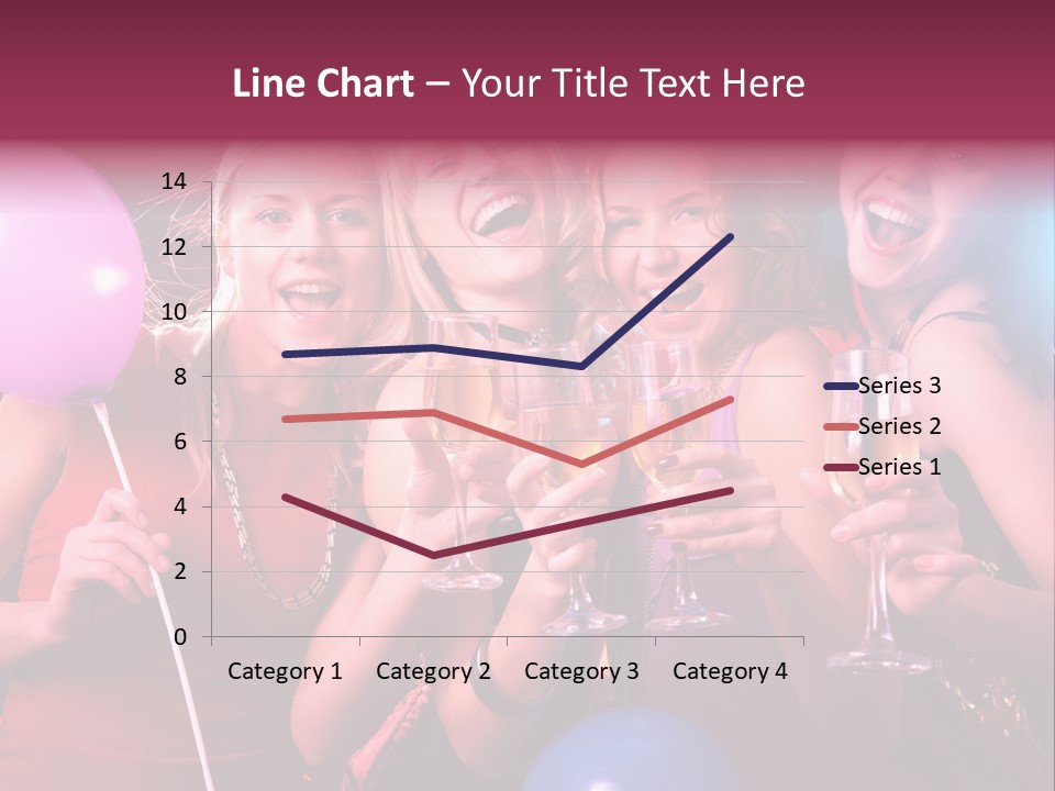 Women Fashion Togetherness PowerPoint Template