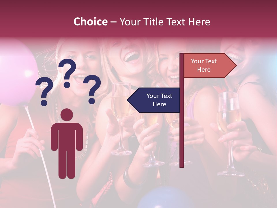 Women Fashion Togetherness PowerPoint Template