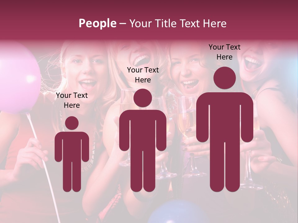 Women Fashion Togetherness PowerPoint Template