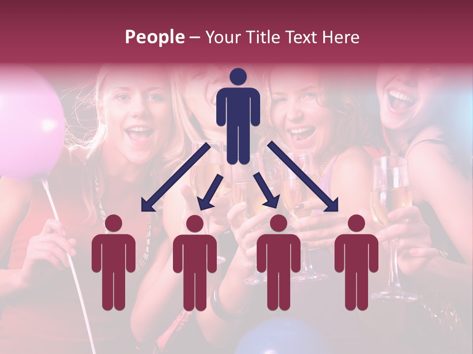 Women Fashion Togetherness PowerPoint Template