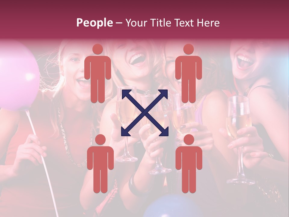 Women Fashion Togetherness PowerPoint Template