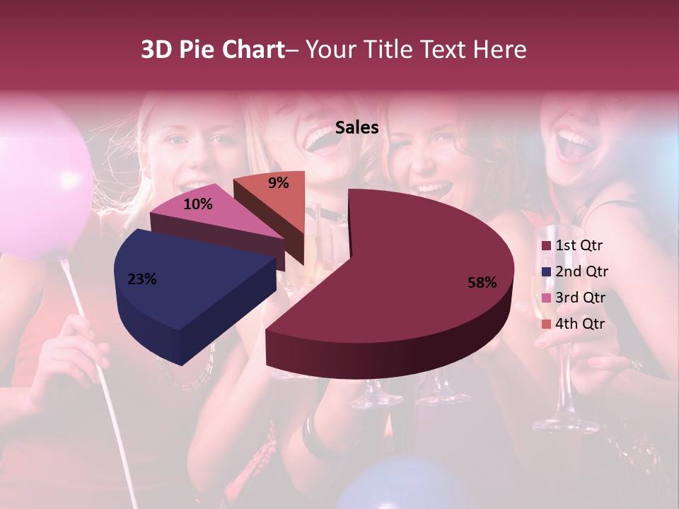 Women Fashion Togetherness PowerPoint Template