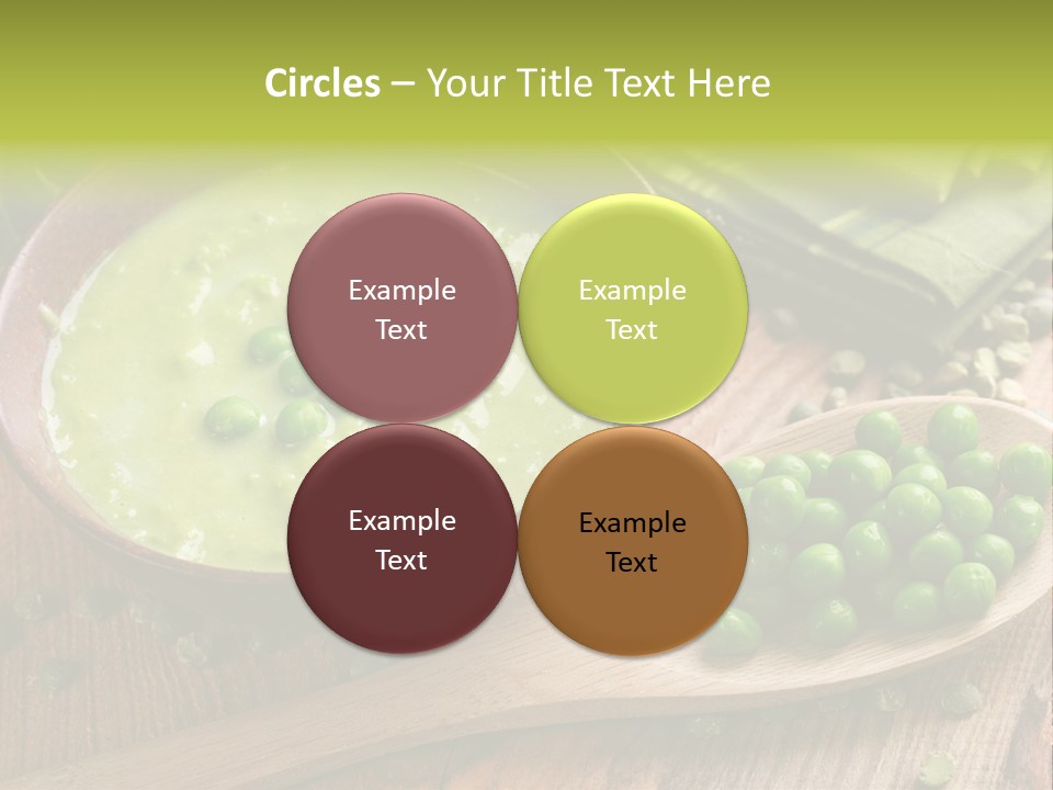 Soup Bowl Dinner PowerPoint Template