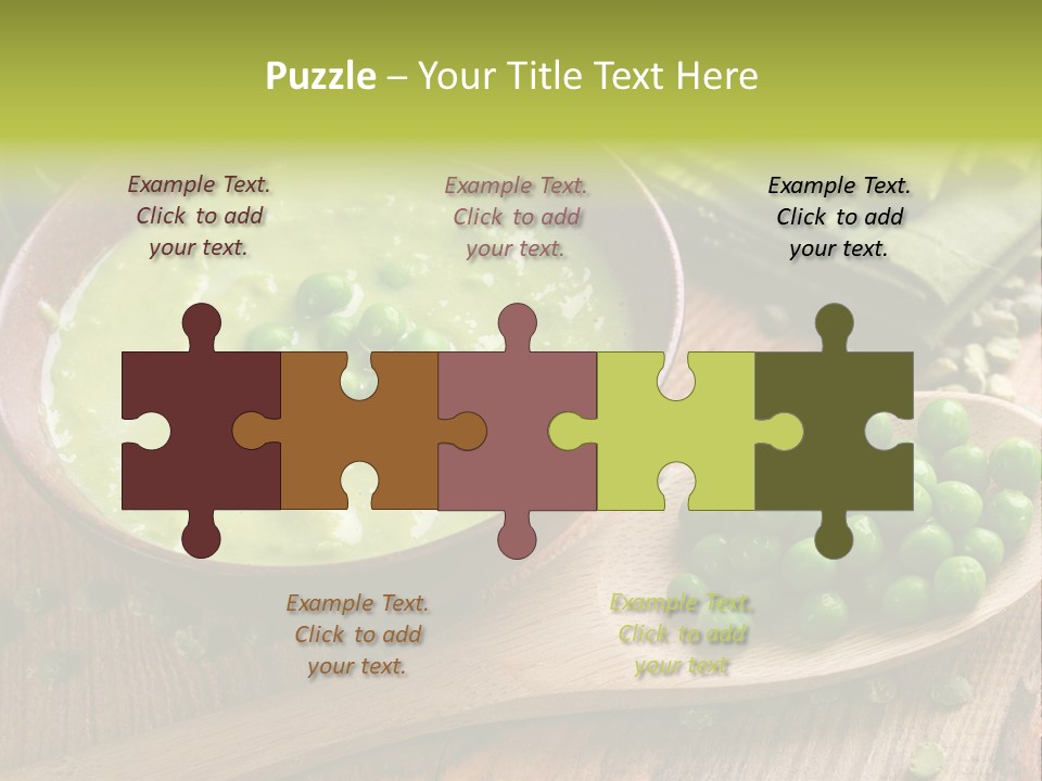 Soup Bowl Dinner PowerPoint Template