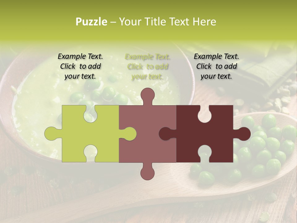 Soup Bowl Dinner PowerPoint Template