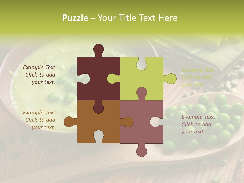 Soup Bowl Dinner PowerPoint Template