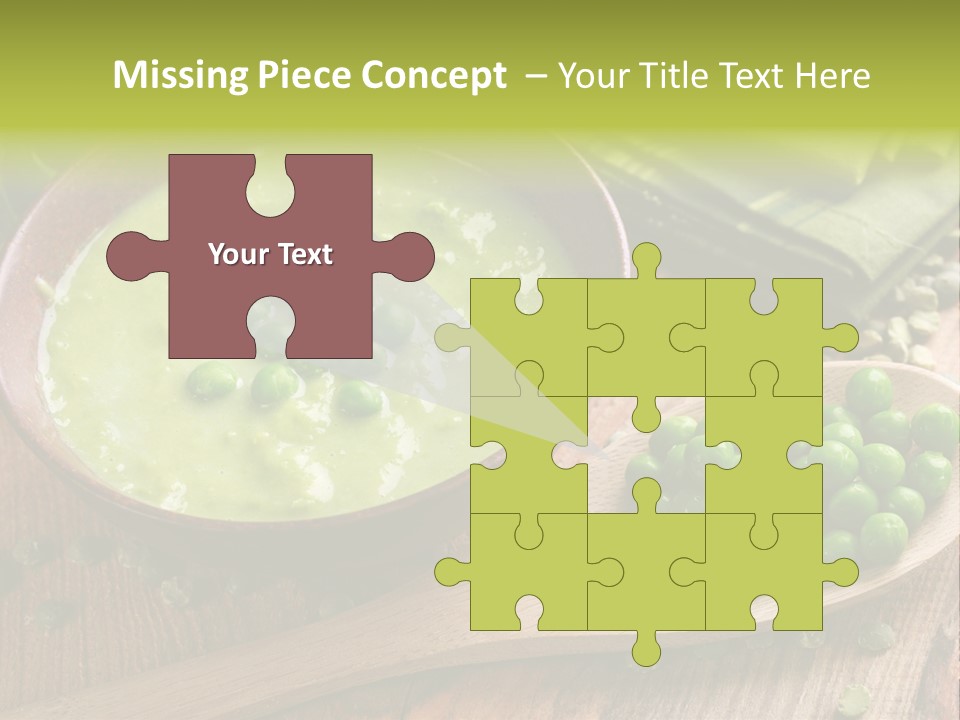 Soup Bowl Dinner PowerPoint Template