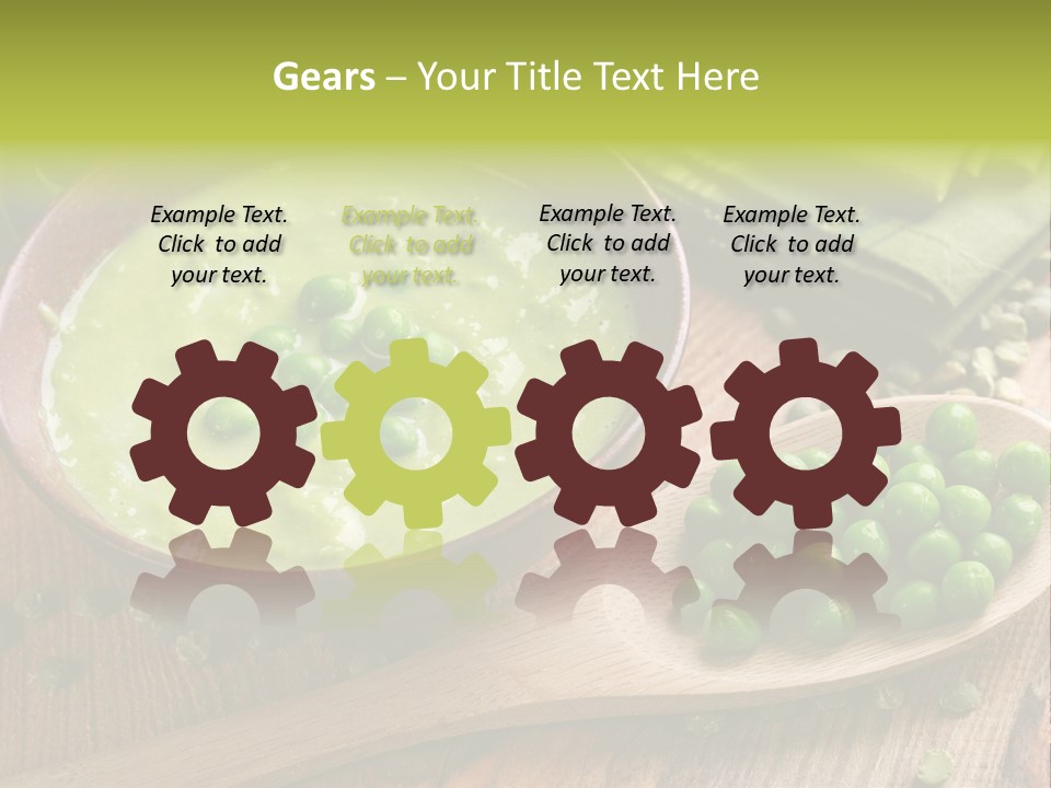 Soup Bowl Dinner PowerPoint Template