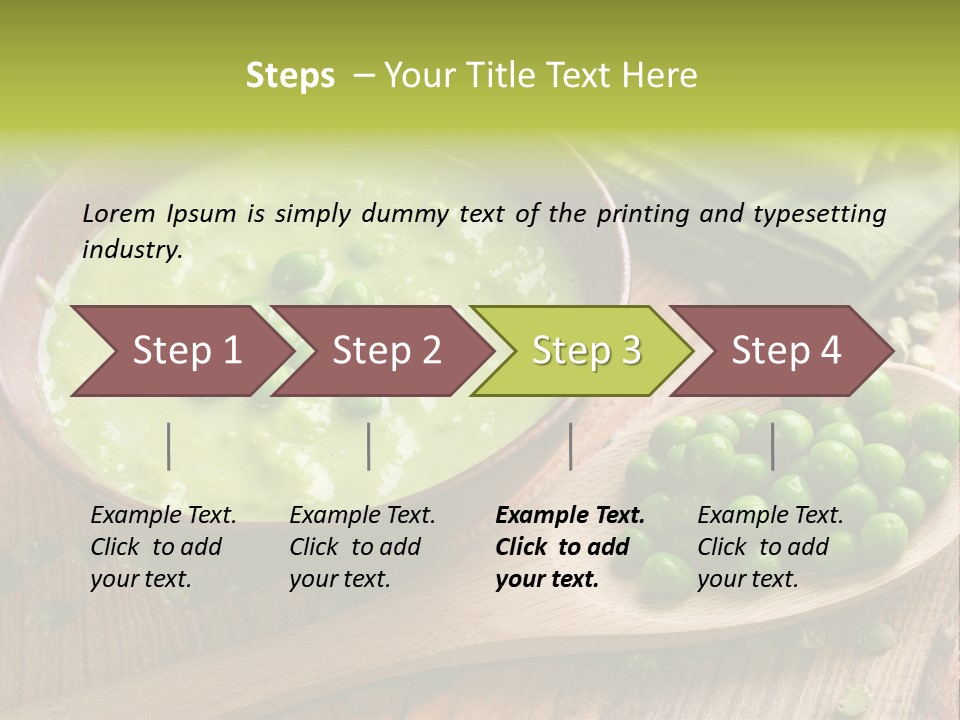 Soup Bowl Dinner PowerPoint Template