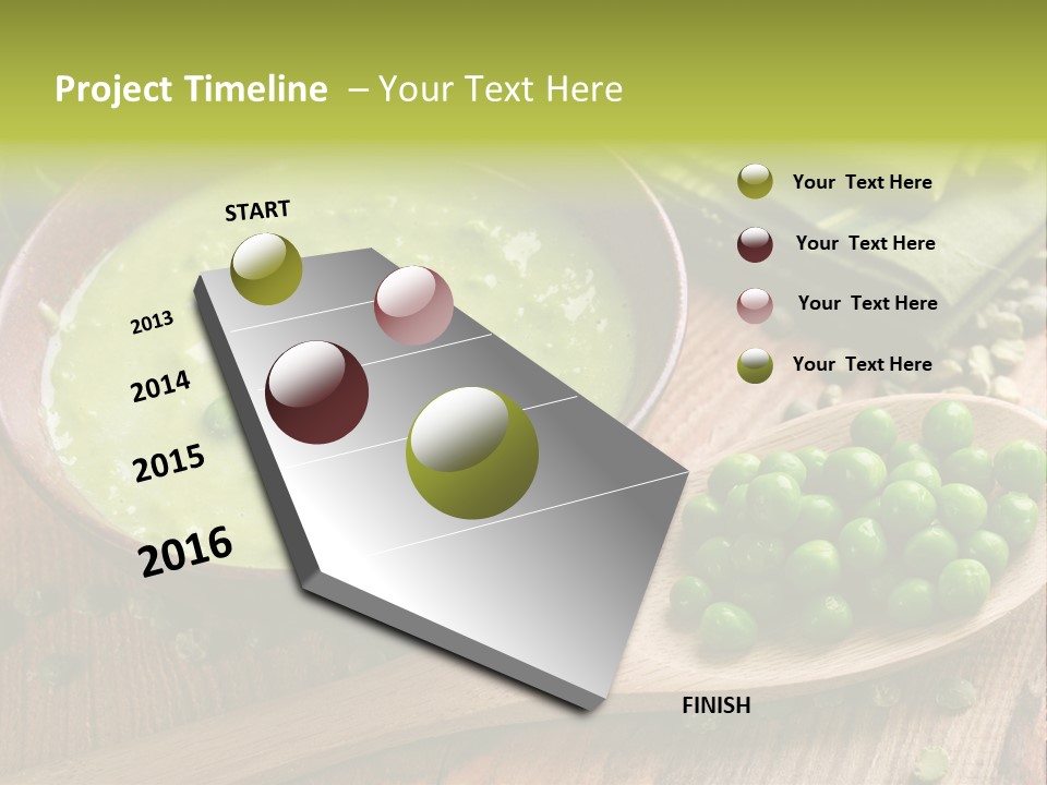 Soup Bowl Dinner PowerPoint Template
