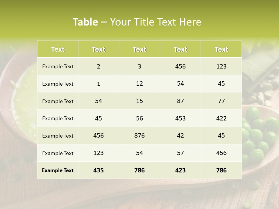 Soup Bowl Dinner PowerPoint Template