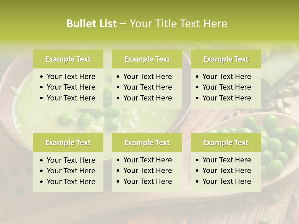 Soup Bowl Dinner PowerPoint Template