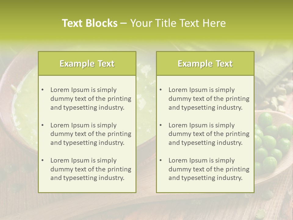 Soup Bowl Dinner PowerPoint Template