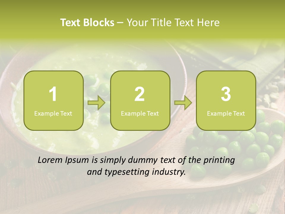 Soup Bowl Dinner PowerPoint Template
