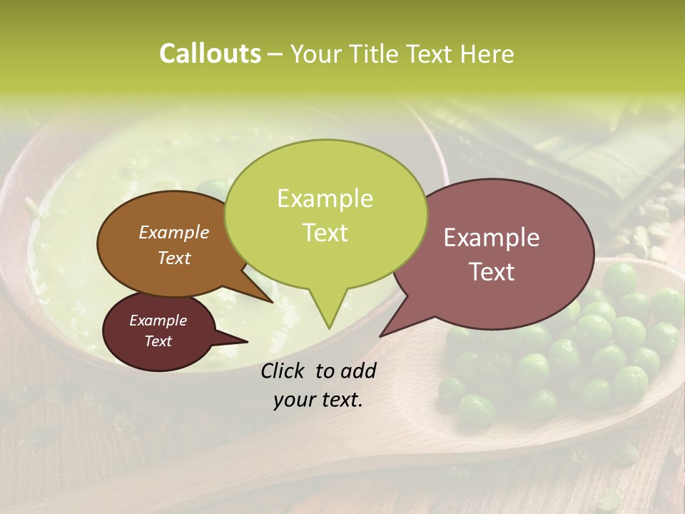 Soup Bowl Dinner PowerPoint Template