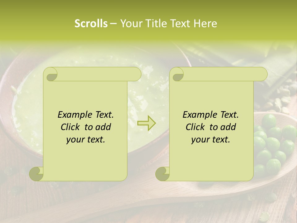 Soup Bowl Dinner PowerPoint Template