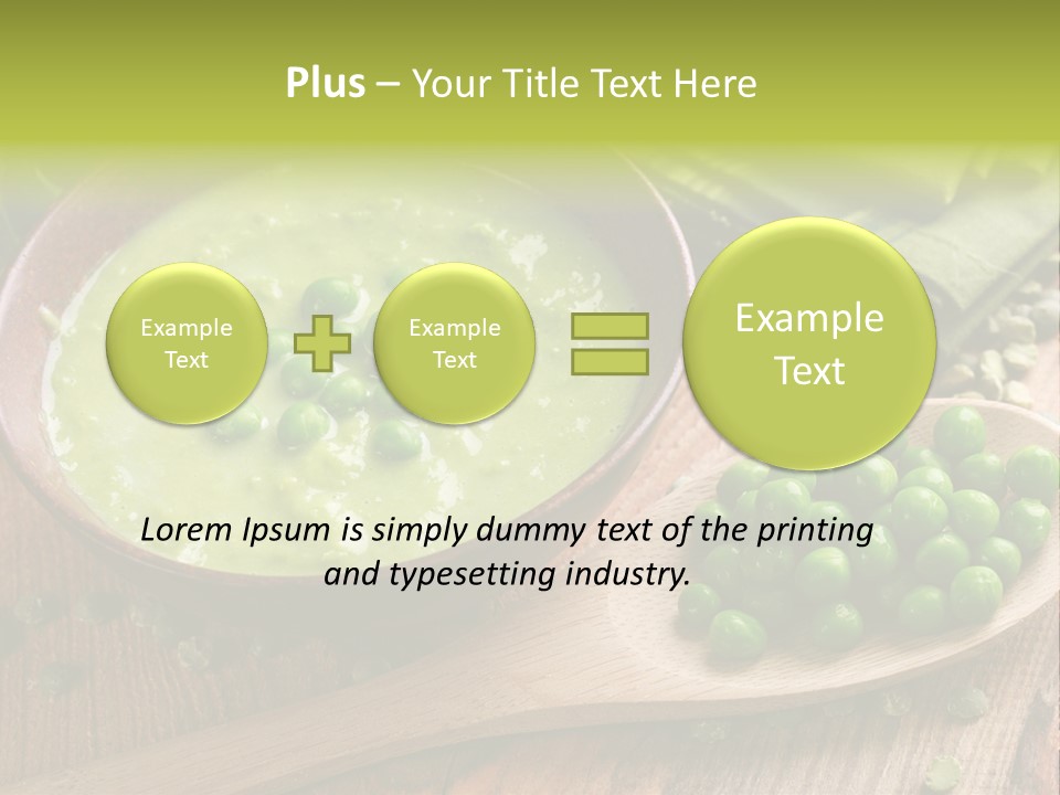 Soup Bowl Dinner PowerPoint Template