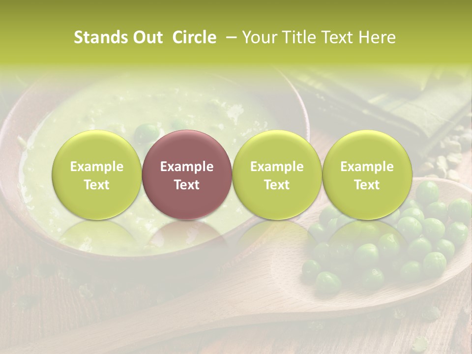 Soup Bowl Dinner PowerPoint Template