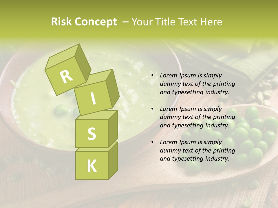 Soup Bowl Dinner PowerPoint Template