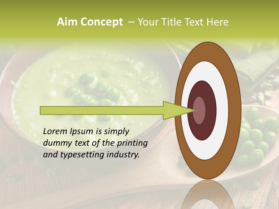 Soup Bowl Dinner PowerPoint Template