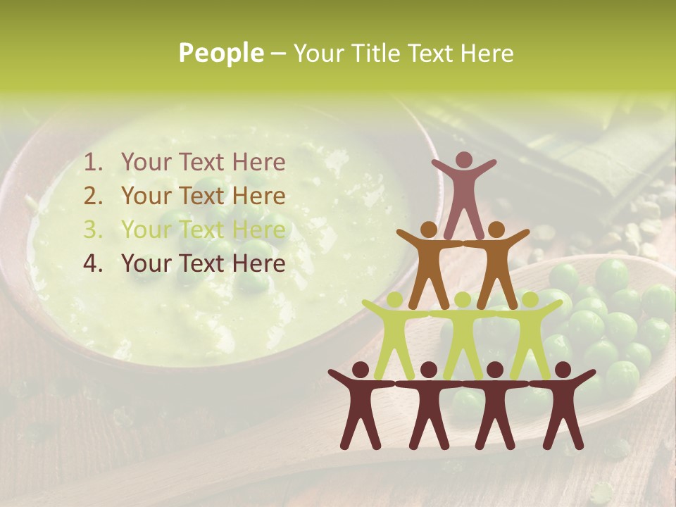 Soup Bowl Dinner PowerPoint Template